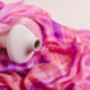 100% Mulberry Silk Scarf, Pink And Purple, thumbnail 3 of 6