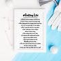 Hashtag Golfing Life Print Quotes About Golfers, thumbnail 1 of 2