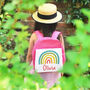 Children's Personalised Rainbow Backpack, thumbnail 1 of 3