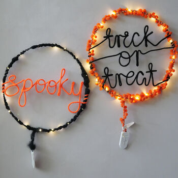 Trick Or Treat Halloween Fairy Light Hoop, 4 of 5