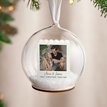 Personalised Family Lego® Photo Memory Bauble, 2 of 2