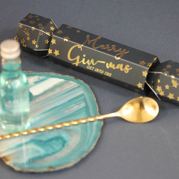 Gin Filled Christmas Cracker In Navy Or Pink, 6 of 8