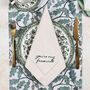 'You're My Favourite' Embroidered Napkins, thumbnail 1 of 4