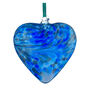 8cm Friendship Heart With Love Blue, thumbnail 2 of 2