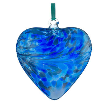 8cm Friendship Heart With Love Blue, 2 of 2
