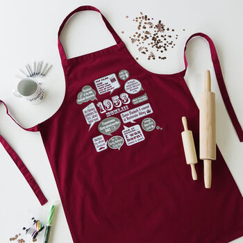 'Events Of 1953' 70th Birthday Gift Apron, 7 of 11