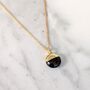 The Orb Garnet January Birthstone Necklace Love And Friendship, Gold, thumbnail 3 of 6