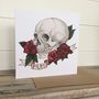 Skull And Rose Tattoo Style 'Mum' Card, thumbnail 3 of 3