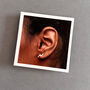 You Are Electric Silver Lightning Stud Earrings, thumbnail 8 of 9