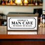 Personalised Light Box For Him Man Cave Brickwork, thumbnail 3 of 5