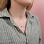 Sterling Silver Long Haired Guinea Pig Necklace, thumbnail 2 of 7