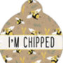 Honey Bumble Bee Custom ID Dog Tag, thumbnail 1 of 2