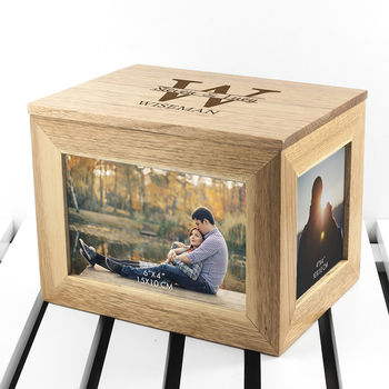 Personalised Couples Photo Cube Keepsake Box, 3 of 4