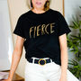 Personalised Fierce Leopard Print T Shirt, thumbnail 3 of 7