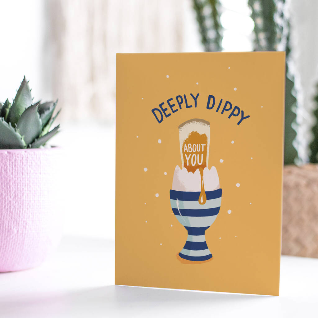 Deeply Dippy Valentine's Card, 1 of 4