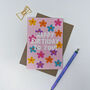 Colourful 'Happy Birthday To You' Flower Card, thumbnail 4 of 6