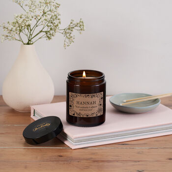 Personalised Romantic Candle 'Admire And Love You', 2 of 2