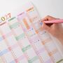 2027 Large A1 Year Wall Planner | Portrait | Soft Focus, thumbnail 2 of 7