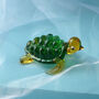 Hand Blown Glass Turtle Ornaments, thumbnail 1 of 5