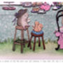 Personalised Girls Enchanted Tea Party Birthday Picture, thumbnail 5 of 10