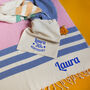 Personalised Cotton Throw Shawl Gift For Her, thumbnail 5 of 10