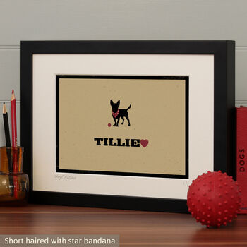 Personalised Chihuahua Print For One Or Two Dogs, 6 of 12
