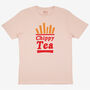 Chippy Tea Men’s Slogan T Shirt With Chips Graphic, thumbnail 3 of 3