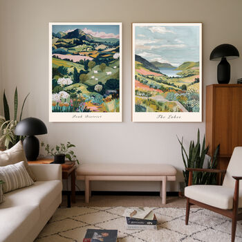 The Peak District Landscape Art Print, 5 of 5