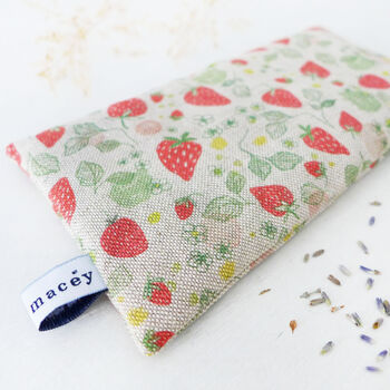 Strawberries Lavender Eye Pillow, 4 of 5