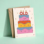 Funny Birthday Cake Greeting Card, thumbnail 1 of 4