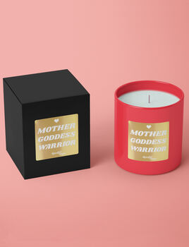G And T Soy Candle Mother, Goddess, Warrior, 2 of 3