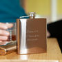 Personalised Natural Copper Hip Flask, thumbnail 7 of 8