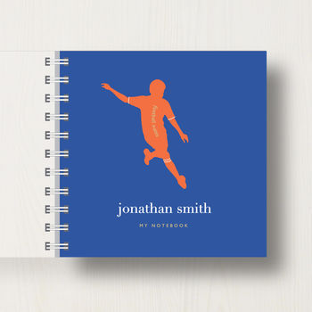 Personalised Kid's Football Small Notebook, 6 of 9