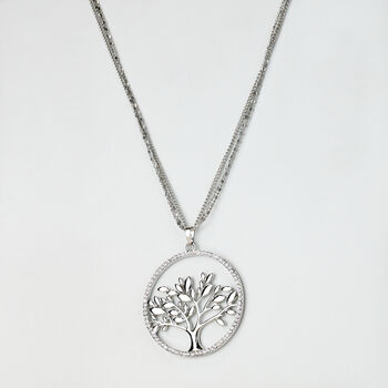 Circular Tree Pendant Necklace, 3 of 5