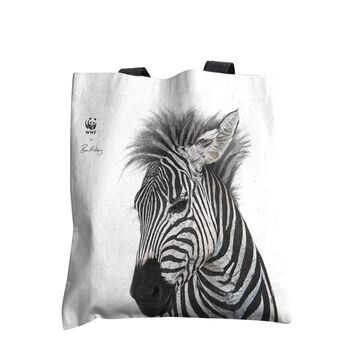 Limited Edition Wwf X Ben Rothery Tote Bag Zebra, 2 of 2