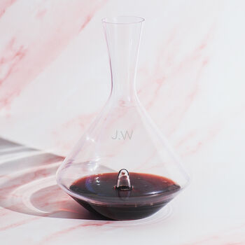 Personalised Initials Wine Decanter, 2 of 8