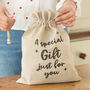 Personalised Denim Christmas Sack With Reindeer, thumbnail 5 of 5