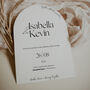 Luxe A6 Arch Save The Date Wedding Invitation, thumbnail 2 of 3