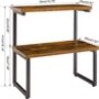 Two Tiers Spice Rack Countertop Storage Organiser Shelf, thumbnail 9 of 9