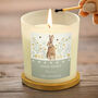 Personalised Bunny Spring Candle Jar, thumbnail 4 of 5