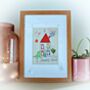 Personalised New Home Embroidery Picture, thumbnail 1 of 2