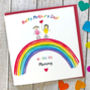 Personalised Happy Birhday Rainbow Card, thumbnail 4 of 10