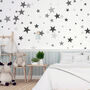 Reusable Plastic Stencils Five Pcs Star With Brushes, thumbnail 5 of 5
