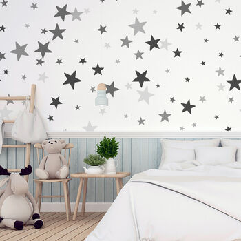 Reusable Plastic Stencils Five Pcs Star With Brushes, 5 of 5