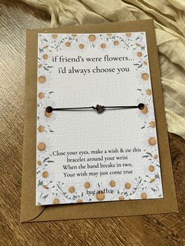 Friend / Best Friend Wish Bracelet, 2 of 2