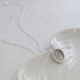 Silver Fingerprint Soft Circle Charm, thumbnail 4 of 7