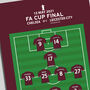 Chelsea Vs Leicester City Fa Cup Final 2021 Print, thumbnail 2 of 2