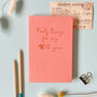Personalised 40 Things For 40th Year Planner Notebook, thumbnail 9 of 12