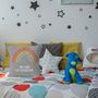 Personalised Children's Nursery Rainbow Cushion, thumbnail 3 of 6
