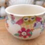 Open Sugar Bowls In Patchwork Owls Design, thumbnail 11 of 12